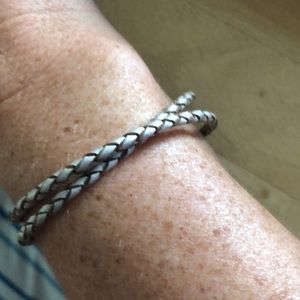 Pandora Champagne Leather bracelet